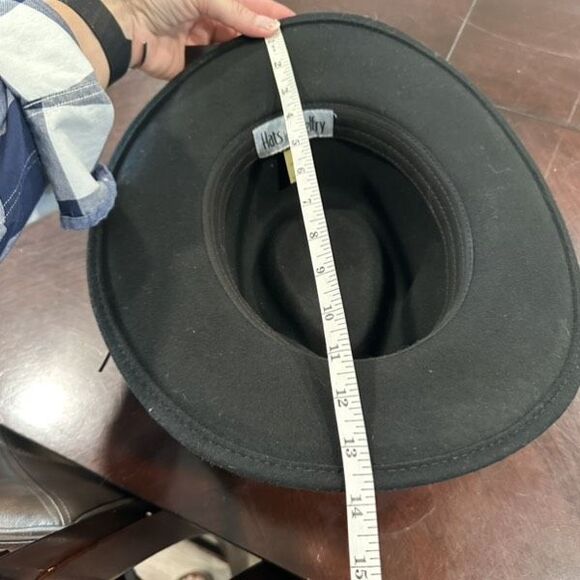 NWT Hats In The Belfry Men's Wool Recreation Fishing Outback Hat Black Sz Medium - Picture 8 of 10